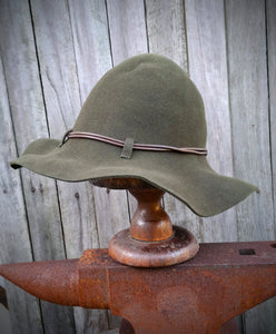 Dark Olive Mungbean hat