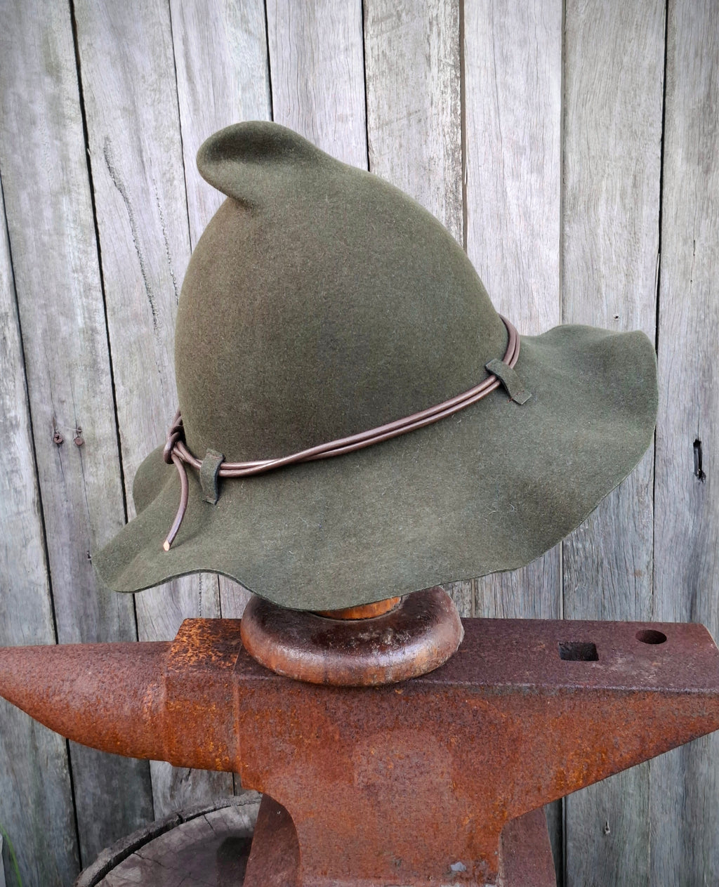 Dark Olive Gnome hat