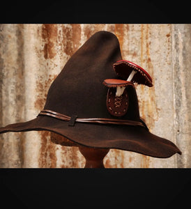 Black Mushroom Gnome hat